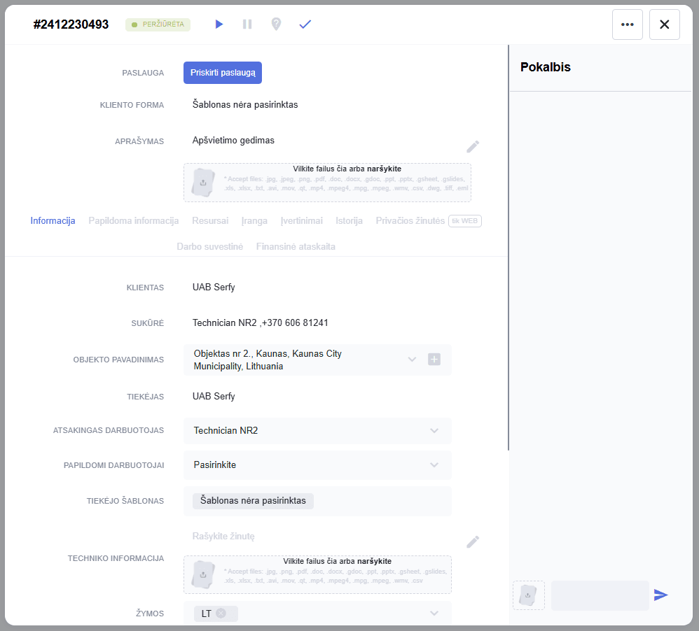 Rinkite duomenis ir generuokite ataskaitas